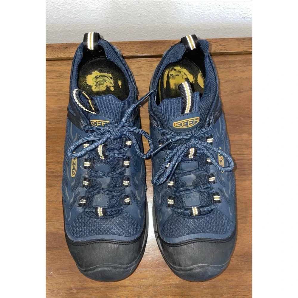 KEEN Z5018 Utility Flint II Sport Men's sneakers Midnight‎ Navy/Steel Size 10D